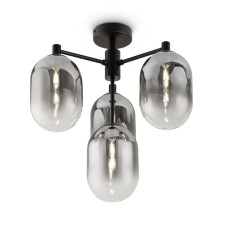 Suspended lamp Freya FR1011PL-04B TESSE, 430x430x425 mm, G9, 4x28W, matte black color