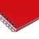 Notebook on the crest A5 48 sheets in the Calligrata cage red, plastic cover, offset block