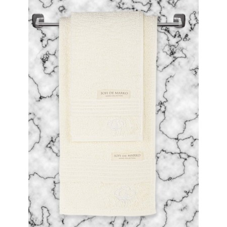 Set of towels, size 50x90 cm, 70x140 cm, color cream