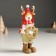 Souvenir Polystone "Olesha in a cap-cap with a golden spruce wreath" 5x6.5x17 cm