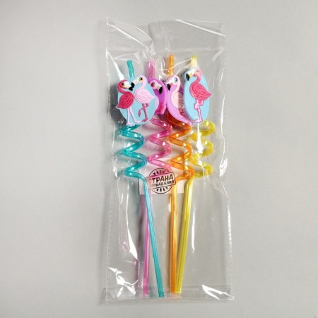 Plot of Flamingo plastic, set 4 pcs., Mix-2