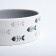 Ceramic "Fish Bones" 300 ml 12.5 x 4.5 cm, gray-white