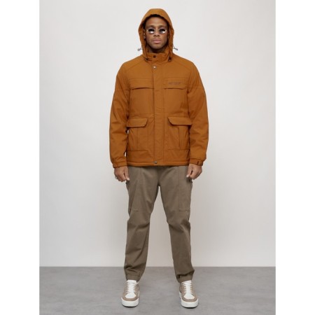 Sports male jacket, size 48, mustard color-11