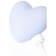 Vacuum-wave contactless stimulator of the Satiffyer Cutie Heart, silicone, blue color
