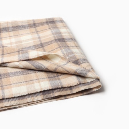 Women's stole, beige color, size 70x180 cm-1