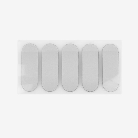 Reflective thermonacleka, 4.5 × 1.5 cm, 5 stripes, gray color-1