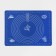 Baking rug with marking the valve "Erme", silicone, 40 × 30 cm, blue color