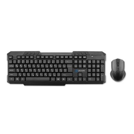 Keyboard + Mouse Rickle 205MK Claw: Black Mouse: Black USB Wireless Multimedia (1546786) 102943-6