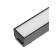 Track lamp, series "Flat" FTL-001, 10W, 48V, 4000K, IP20, 300mm, black