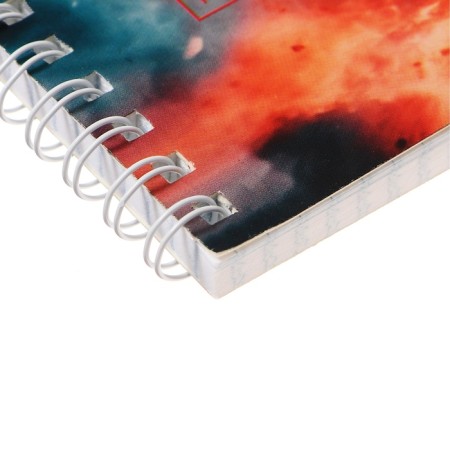 Notepad A6, 60 sheets in a cage on the crest "on style 80", cover coated cardboard, offset unit, mix-2