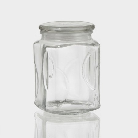 Glass Bank for bulk products "Lord", 750 ml, 9.5 × 14.5 cm