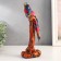 Polystone souvenir "Parrots Ara. Exotic flowers" 9.5x10x23.5 cm