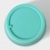 A glass with a lid and a tube, 350 ml, 9 × 9 × 13.5cm, blue color