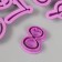 Catter for polymer clay "Number" set 10 pcs