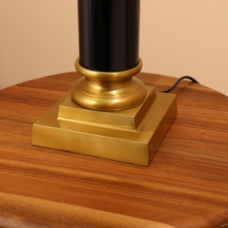 Luminaire "Lister" genuine leather 1x40W, E27, 56x56x85 cm-4