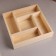 Kashpo wooden, Labyrinth 250*250*50mm.