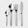 Set of table "Appetite", 24 items, thickness 2 mm, cardboard box, silver color