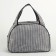 Road bag on a zipper, a suitcase holder, black/white color