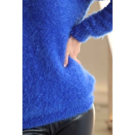 Female jumper, size 46, blue color-9