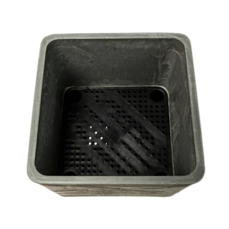 Kashpo for flowers and plants, charcoal 30x30x30cm, 23l-1