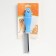 Comb "comfort" with teeth of different lengths, non -slip pen, 21.5 x 3 cm, blue