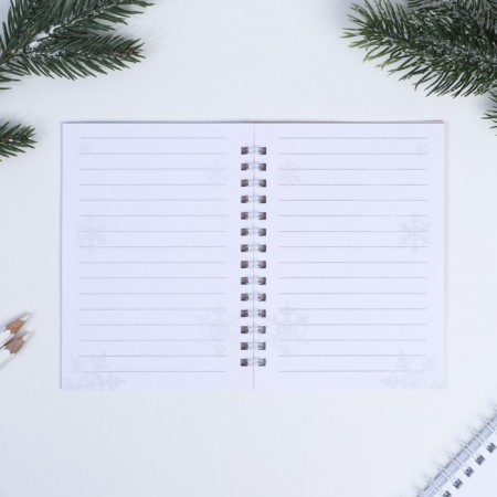 Gift New Year's set. Notepad and magnetic bookmarks of the "Magic Year!"-1