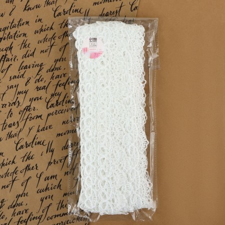 Lace Hipure, 35 mm × 14 ± 1 m, white color-2