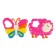 A set of rattles "lamb and butterfly", 2 pcs, baby