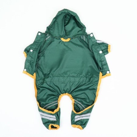 Combiason for dogs, demi-season, size L (DS 28-30, OG 43-45, Osh 31-33 cm), green-11