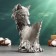 Stand for the bottle "Wolf" 26x17x13cm, steel