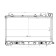 Forester cooling radiator without neck X4511SA091, Luzar LRC 221A0