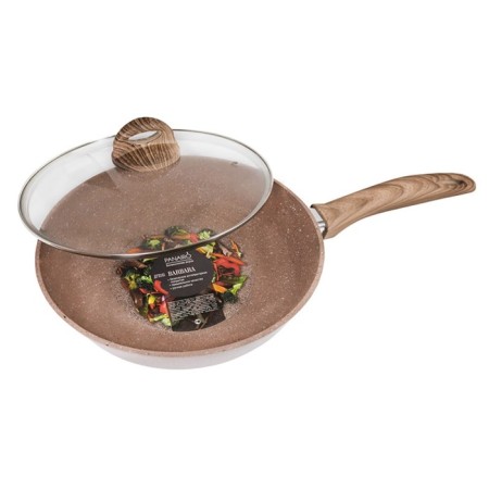 Deep pan-Barbara pan, removable handle Soft-Touch, with a lid, d = 26 cm-1