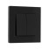 Sin -GLOSSY GLASS, 10 A, 2 keys, hidden, glass, black