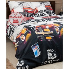 Постельное бельё 1.5 сп Amore Mio, размер 150х210 см, 145х215 см, 70х70 см - 2 шт