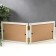 Photo frame plastic 10x15 Double-gorisont, white