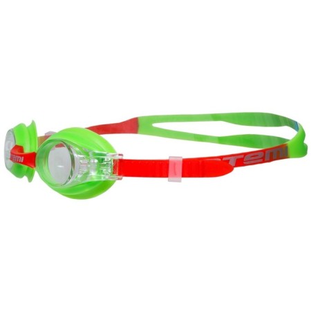ATEMI M304 swimming glasses, children's, silicone, green/red color-1