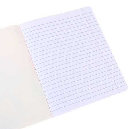 Notebook in a ruler of 12 sheets, 5 types of mix, cover coated cardboard, cold heart-1