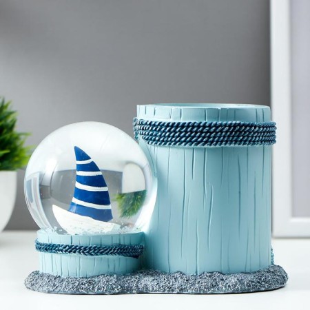 Souvenir Polystone Water Ball Light/For Sailwood pens D = 8 cm Mix 11.4x16.8x10.5 cm-5