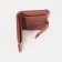 Women's wallet on the button, powder color