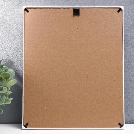 Photo frame plastic L-5 20x25 cm white (plastic screen)-3