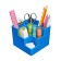Organizer stand for the office 6 departments Blue color