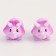Miniature puppet "dinosaurus", set 2 pcs., Size 1 pc. - 3 × 5.5 × 2 cm, purple color