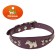 Roger-grade with a puppy, 29-32 x 2.5 cm, artificial leather, purple