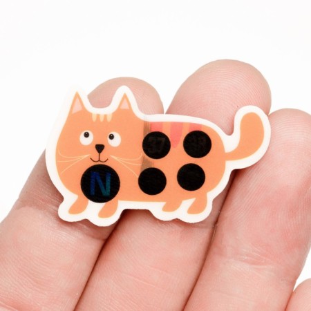 Thermometer-tank is a “kitten”, up to 40 °, 3.9 x 2.5 cm-3
