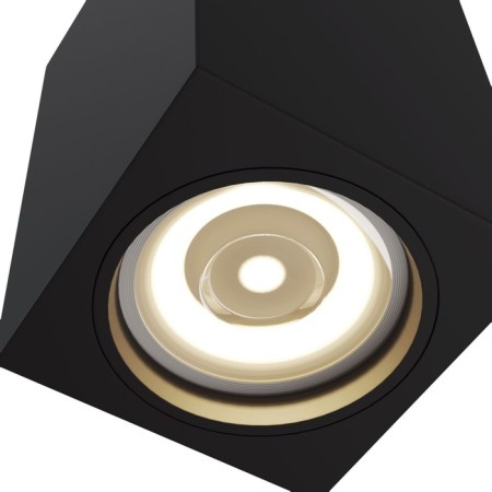 Technical C011CL-01B, 1xGU10, 10W, 7x7x1.5 cm lamp, black color, black color-2