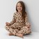 New Year. Pajama nursery (longshit and trousers) KAFTAN "Christmas trees" R.28 (86-92)