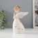 Souvenir Ceramics Light "Girl Angel with folded hands" from batteries 9.5x9.5x16.5 cm