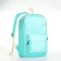 Young backpack from textiles on lightning, 2 pockets, turquoise color