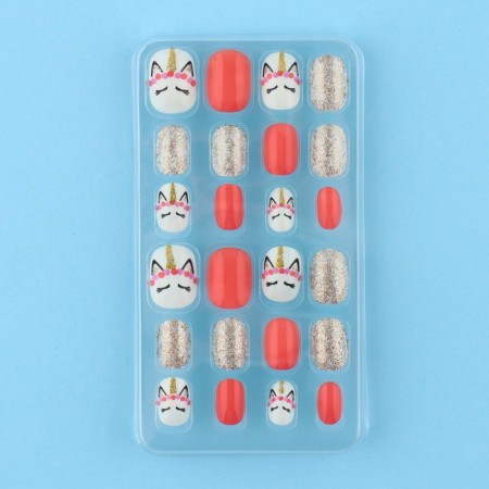 Children's false nails "Diamond Nogoka", 24 pcs-2