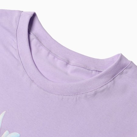 Homemade set (T -shirt, shorts), lilac color/dragon, size 46-2